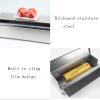 Cling Film Cutter Dispenser,Reusable Dispenser With Slide Cutter,Stainless Steel Cling Film CutterSuitable For Supermarket Household Fresh Packaging view 4