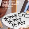 LUFF 4Pcs Anti-Blue-ray Reading Glasses Portable Ultra-Light Readers(1.00X) view 2