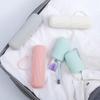 1pc Portable Toothbrush Storage Box Travel Tooth-Brushing Cup for Home Trip Beige Toothbrush Container Compact Design for Toothpaste Comb Storage view 2