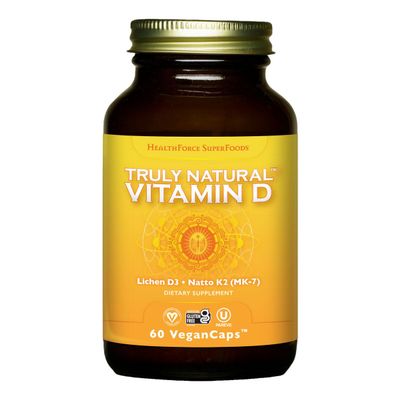 HEALTHFORCE SUPERFOODS Truly Natural Vitamin D - 60 Vegan Capsules