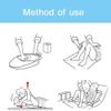 Bedpan for Bariatric Adults with No Spill or Splash Design, Thick Stable PP Bedpan Heavy Duty Smooth Countoured for Bed-Bound Patient for Women Men Elderly view 4