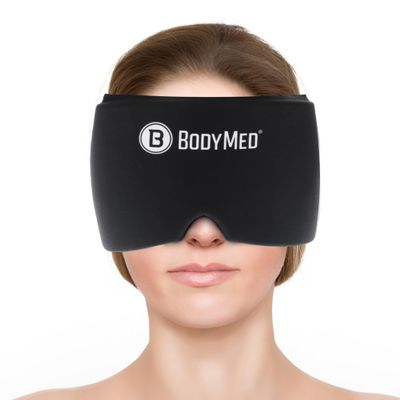 BodyMed Migraine Relief Cap, Universal Fit for Women and Men  Soothing Headache Face Mask with Extra Cooling Gel for Extended Relief  Hot and Cold Therapy Head Wrap for Tension, Stress, Headaches