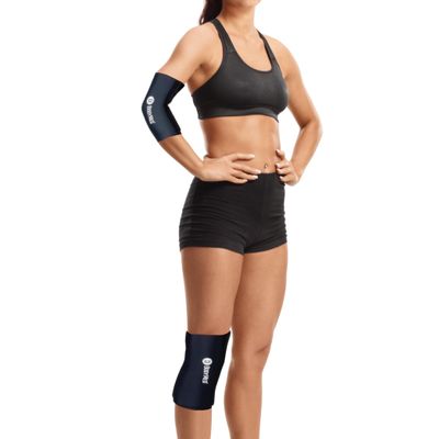 BodyMed 360 Hot & Cold Sleeve for Knee, Elbow, Ankle, Wrist Discomfort Relief  Flexible, Reusable Gel Ice Pack Compression Therapy for Sprains, Arthritis, Tendonitis - Large