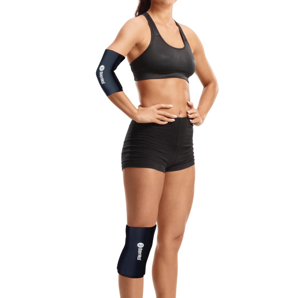 BodyMed 360 Hot & Cold Sleeve for Knee, Elbow, Ankle, Wrist Discomfort Relief  Flexible, Reusable Gel Ice Pack Compression Therapy for Sprains, Arthritis, Tendonitis - X-Large