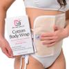 Castor Oil Wrap - Organic Cotton, Reusable Adjustable Pack with Durable Straps and Leak-Resistant Outer Layer, Stomach Wrap for Castor Oil Detox and Wellness (Beige) view 1