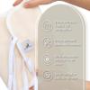 Castor Oil Wrap - Organic Cotton, Reusable Adjustable Pack with Durable Straps and Leak-Resistant Outer Layer, Stomach Wrap for Castor Oil Detox and Wellness (Beige) view 2