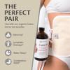 Castor Oil Wrap - Organic Cotton, Reusable Adjustable Pack with Durable Straps and Leak-Resistant Outer Layer, Stomach Wrap for Castor Oil Detox and Wellness (Beige) view 4