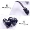 3sets Non- Non- Non- Earbuds Replacement Tips Comfortable for Better Conduction 12pcs*3 view 3