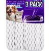 3pcs of Universal 11-inch Velcro Type Reusable Floor Mop Pads Compatible with Wet Jet Refills Machine Washable Thick Microfiber Wet Pads for Hardwood and Household Cleaning Supplies (3pcs) view 1