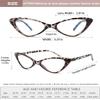 EYEURL 4-Pack Reading Glasses for Women, Fashion Cat Eye Blue Light Blocking Readers with Spring Hinges,3.50 Anti-Glare/UV Rays view 3