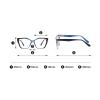 Melrose Sunglasses Readers Transition Photochromic Bifocal Reading Glasses Women Readers FashionAnti Eyestrain & Headache (blue, 2.5, multiplier_x) view 2