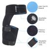 Wisesso Hip Brace for Sciatica, Hip Flexor Compression Wrap for Sciatica Pain Relief, Hip Support for Groin, Thigh, Hamstring, Pulled Muscle Injury, Sciatic Nerve Brace For Men and Women, Blue view 2
