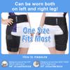 Wisesso Hip Brace for Sciatica, Hip Flexor Compression Wrap for Sciatica Pain Relief, Hip Support for Groin, Thigh, Hamstring, Pulled Muscle Injury, Sciatic Nerve Brace For Men and Women, Blue view 3
