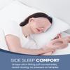 MZOO Luxury Sleep Eye Mask for Side Sleeper Men Women, Zero Eye Pressure 3D Sleeping Mask, Light Blocking Patented Design Night Blindfold, Soft Eye Shade Cover for Travel, Pink view 3