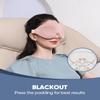 MZOO Luxury Sleep Eye Mask for Side Sleeper Men Women, Zero Eye Pressure 3D Sleeping Mask, Light Blocking Patented Design Night Blindfold, Soft Eye Shade Cover for Travel, Pink view 4