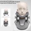 Cervical Neck Traction Device servikal traksiyon Neck Stretch Device Household Neck Stretcher Cervical Traction Device Electric Hot Compress Neck Stretcher for Neck Traction Equipment view 2