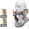 Cervical Neck Traction Device servikal traksiyon Neck Stretch Device Household Neck Stretcher Cervical Traction Device Electric Hot Compress Neck Stretcher for Neck Traction Equipment view 4
