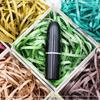 Queenbox 100g Glitter Solid Raffia Shredded Paper Gift Box Basket Filler Shreds Tissue for Wrapping Filling Stuffing Decoration, Apple Green view 2