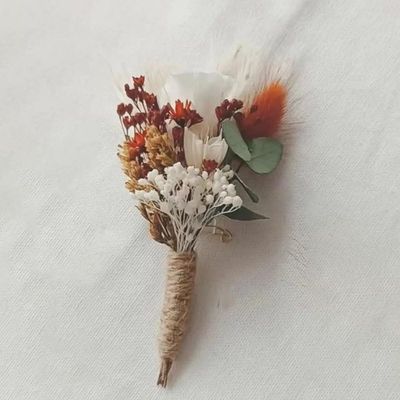 ASMEIR Preserved Small Roses, Wedding Bouquets, Bridesmaid Dried Flowers, Wedding Accessories, DIY Crafts (Color : A001, Size : Bouquet only)
