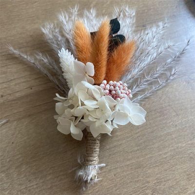 ASMEIR Mini Bouquets of Dried Flowers, Bouquets of Dried Flowers DIY Crafts, Photo Accessories, Home Wedding Decorations (Color : B002, Size : 3pcs)