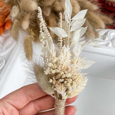 ASMEIR Preserved Small Roses, Wedding Bouquets, Bridesmaid Dried Flowers, Wedding Accessories, DIY Crafts (Color : A004, Size : Bouquet only)