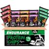 Natural Endurance Protein Chips - Nacho Chips, Low Carb Chips, High Protein Snack, Vegan Protein with Avocado Oil, 14g Protein Per Bag, Gluten Free - Nacho Flavor, 1.38 oz Bags (Pack of 12) view 1