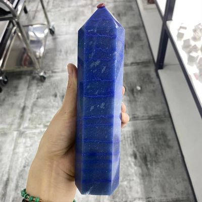 AtkitS Natural Blue Aventurine Crystal Energy Obelisk Room Office Decorative Gift Collection (Size : 800-850g)