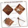 Healeved Small Broom Dust Cleaner House Broom for Small Cleaning Brush Natural Brown Brush view 2