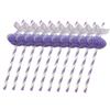 Hemoton Mermaid Party Favors 50pcs Honeycomb Paper Straws Fun Smoothie Straws for Iced Beverages view 1