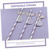 Hemoton Mermaid Party Favors 50pcs Honeycomb Paper Straws Fun Smoothie Straws for Iced Beverages view 2