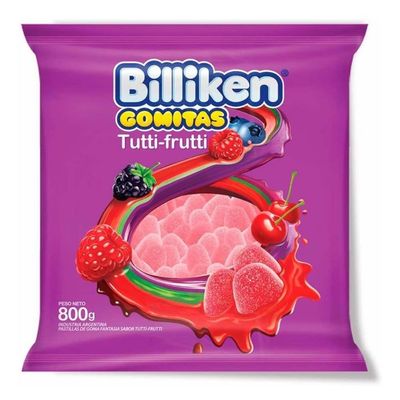 BILLIKEN Gomitas Sabor Tutti-frutti 800 grs. / Gommies Tutti-frutti Flavor 28.21 oz.