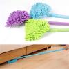 180 Rotatable Adjustable Triangle Cleaning Mop, Wet and Dry Mop with Extendable Long Handle, Cleaning Mops with 2 Reusable Mops Heads for Bathroom Floor Wall Sofa Bed Bottom (Green) view 2