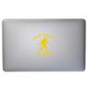 Dark Spark Decals I've Got a Foot Fetish, Big Foot, Sasquatch 5 inch Yellow Indoor Outdoor Vinyl Decal view 3