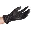 ForPro Disposable Vinyl Gloves, Black, Industrial Grade, Powder-Free, Latex-Free, Non-Sterile, Food Safe, 2.75 Mil. Palm, 3.9 Mil. Fingers, X-Large, 100-Count view 4
