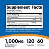 Nutricost Shilajit Capsules (1,000 mg Per Serving) (120 Capsules) - Shilajit Extract with Naturally Occuring Fulvic Acid, 60 Servings, Gluten Free, Non-GMO, Vegan Friendly Dietary Supplement view 2