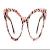 Scojo New York Soho Reading Glasses for Women, Scratch Resistant Lenses, Handmade Cat Eye Readers for Women, Fashionable Colorways, Pink Mosaic - 2.75x view 3