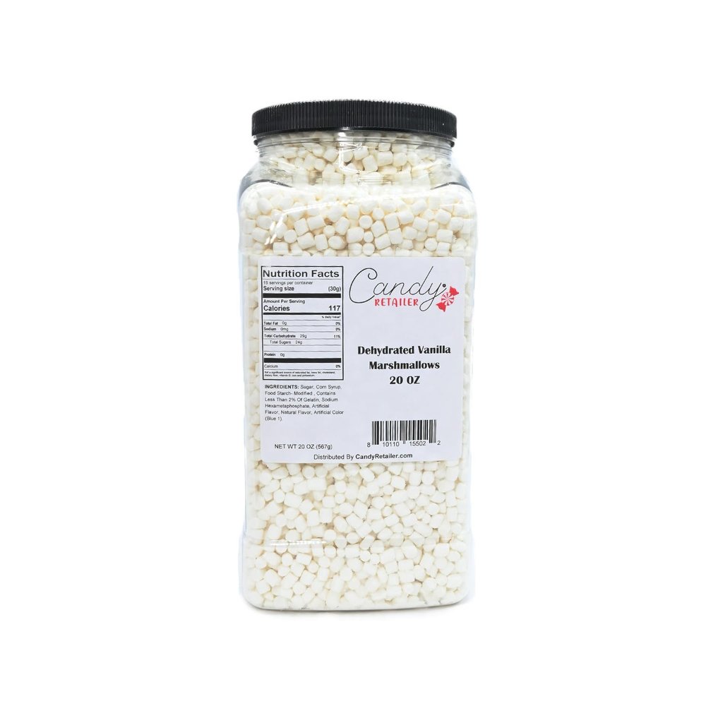 Candy Retailer Dehydrated Vanilla Marshmallows (20 Ounce)