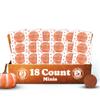 Love + Chew Mini Vegan Cookies, Gluten Free, 3g Plant Based Protein Per Cookie, Pumpkin Chocolate Chip Flavor, Healthy Snacks for Adults and Kids, Individually Wrapped Cookies, Pumpkin Chip, 18 Pack view 1