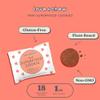 Love + Chew Mini Vegan Cookies, Gluten Free, 3g Plant Based Protein Per Cookie, Pumpkin Chocolate Chip Flavor, Healthy Snacks for Adults and Kids, Individually Wrapped Cookies, Pumpkin Chip, 18 Pack view 3