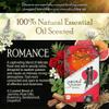 Aroma Stickers Original Blend Edition- 100% Natural Essential Oil Scented Mask Stickers for Face Mask & Pillow -Personal Aroma/Relaxing (Romance, Pack of 3, 36 Stickers) view 2