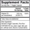 Vitamin D3 50,000 IU | 1250 mcg | Weekly Supplement | Cholecalciferol | Non GMO | Easy to Swallow | 90 Veggie Capsules view 2