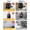 100 Count Trash Bags, jixik 5 Gallon Garbage Bags with Handlees 18''23.6 Unscented Black Trash Bag for Kitchen, Bedroom Livingroom, Bathroom view 4