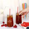 100 Pcs Colorful Plastic Long Disposable Drinking Straws.(0.23''diameter and 10.24"long) (Colorful-long) view 4