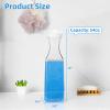 Laundry Detergent Dispenser,54oz Fabric Softener Dispenser,Plastic Liquid Laundry Detergent Container,Laundry Detergent Organizer for Laundry Room Organization with 4 Labels,3 Pack,White view 2