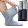 svlftecon 4 Pack Diabetic Crew Socks Extra Wide Super Soft Non-Binding Top Edema Socks for Swollen Feet Unisex (X-Large,Mix11(Winter)) view 1