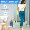 2 Pack Heavy Mop Replace Headmop Head Replacement,Commercial mop Heads,Reusable Mop Head Refills-Replacement Mop Heads SuitableWet Industrial Blue Cotton Looped End String Head Refill (Blue) view 3