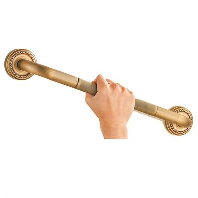 FairUo Bath Wall Attachment Handrails,Grab Bar Rails Bathroom Grab Bar, Wall-Mounted Straight Hair Towel Rack, Sturdy Copper Shower Safety Handle for Bathtub, Toilet, Bathroom, Kitchen