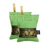 Green | 200 gram - Pack of 2 | Activated Carbon Air Purifying Bag | Non-Electric | Natural Odor Absorber for Car Clean and Fresh Indoor Air view 1