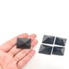 Nuummite Pyramid Crystal Healing Stones - 2" Great Pyramid Figurine of Natural Stone Pyramid for Meditation, Reiki, Chakra Balancing and Crystal Pyramids Grid view 4