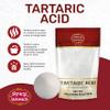 Spicy World Tartaric Acid Pure 14oz Large Bag - Top Grade, USP Certified, Food Grade, Vegan - Perfect for Wine Making, Mead view 2